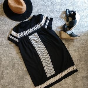 Boho Black Dress